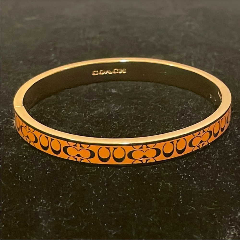 NEW✨ Coach Orange and Gold Bracelet Collection
